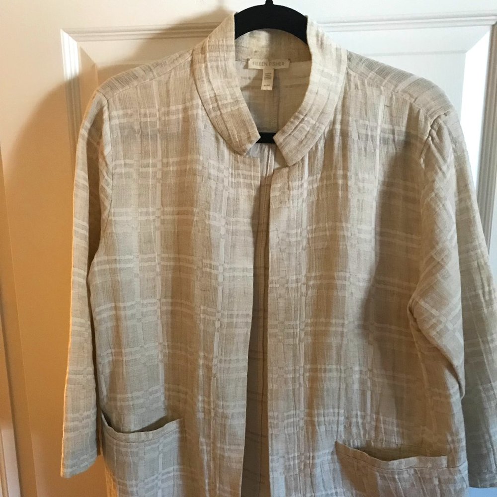 Eileen Fisher Linen/Cotton Jacket